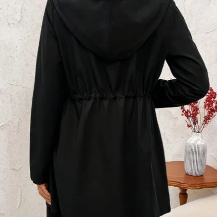 Women's Double-sided Reversible Hooded Zipper Jacket