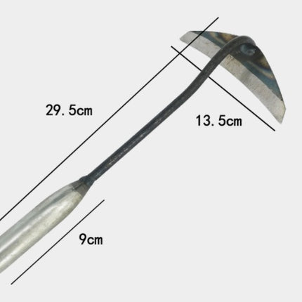 All-manganese Steel Gardening Hand-held Hoe All-steel Hardened Hollow Hoe