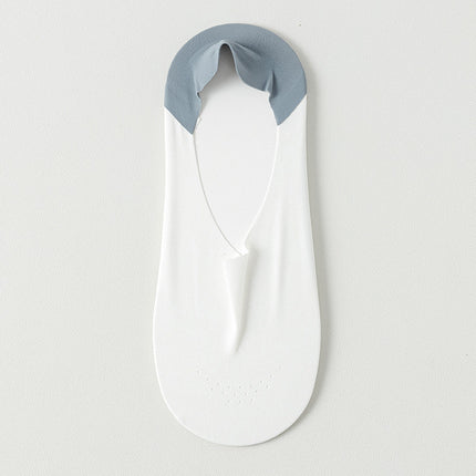 Men's Boat Socks Thin Breathable Ice Silk Socks