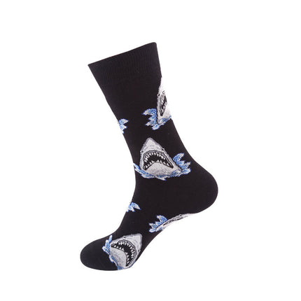 Hip Hop Autumn And Winter Mid-calf Length Men's Socks