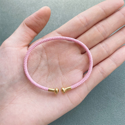 C- Shaped Elastic Adjustable Mouth Universal Steel Wire Bracelet