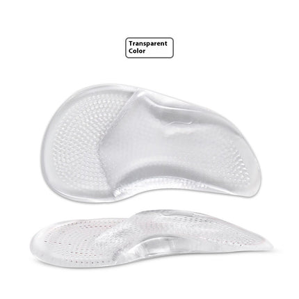Transparent Soft Arch Support Correction Flat Foot Pes Cavus Orthopedic Insole