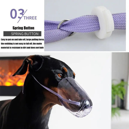 Cat Muzzle Anti-Bite Grooming Mask Adjustable Pet Mouth Cover For Bathing,Prevent From Cats Biting Chewing,Safety Prevent