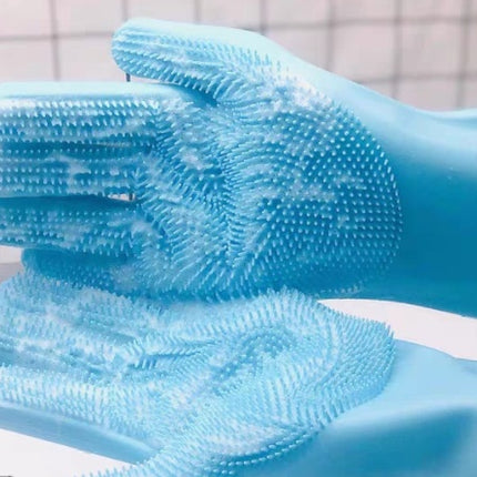 Silicone Dog Grooming Hair Comb Puppy Brush Glove Bath Cleaning Brushes Small Dog Cat Massage Pet Grooming Gloves