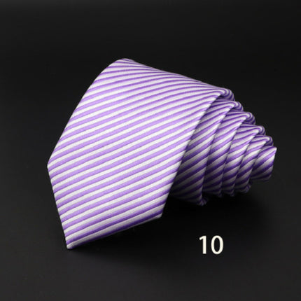 Men's Striped British Gentleman Polyester Fiber Tie