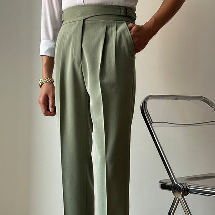 High Waist Slim Fit Business Casual Trousers
