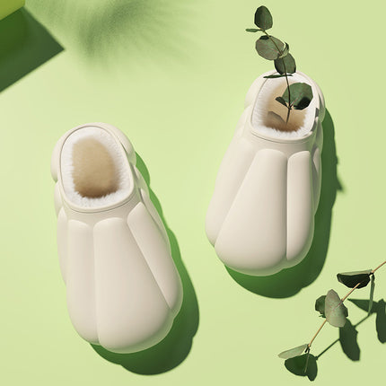 Couple Personality Baotou Pumpkin Cotton Slippers