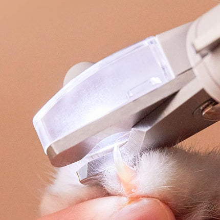 Pet Products Cat Nail Scissors Dog Nail Clippers Cat Nail Scissors With LED Nail Clipper