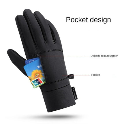 Touch Screen Windproof And Water-repellent Cycling Gloves