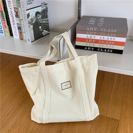 Canvas Women's College Of Arts And Arts Large Capacity Portable Cloth Bag