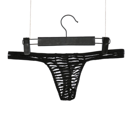 Men's T-shaped Underwear Breathable Low Waist U Convex T-shaped Panties