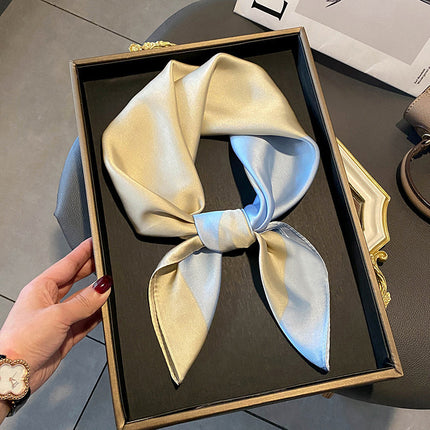 Stewardess Neck Protection Business Wear Matching Shirt Thin Scarf