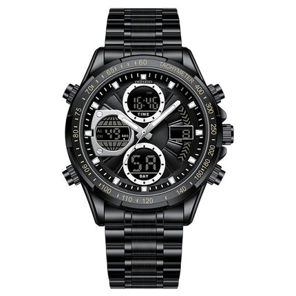 Alloy Leather Men's Business Watch Luminous Waterproof