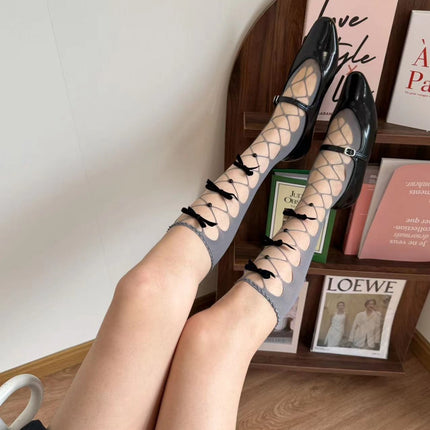 Niche Personality Hollow Bunching Socks