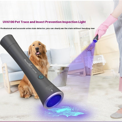 UV Flashlight Pet Urine Stain Marks Insect Epidemic Prevention Detector