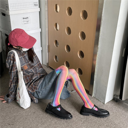 Thigh Mesh Stockings Color Women's Socks