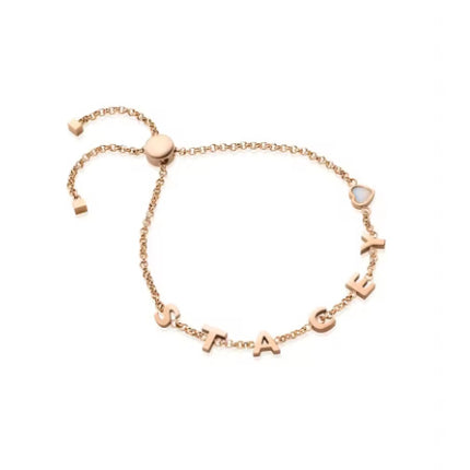 Custom Name Bracelet Stainless Steel Adjustable