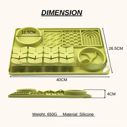 Pet Tableware Slow Food Suction Cup Slow Food Mat Dog Licking Mat