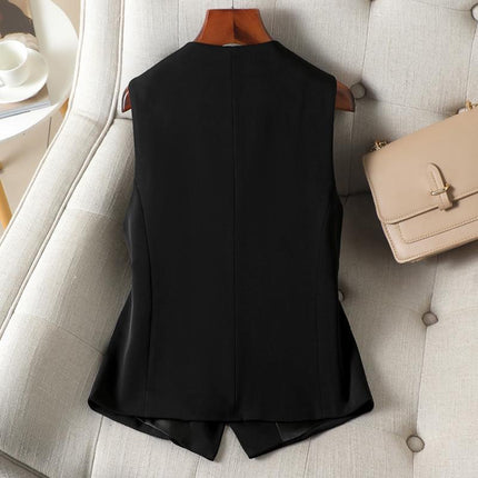 Fashion Design Sense Wild Vest Slimming Workplace Vest