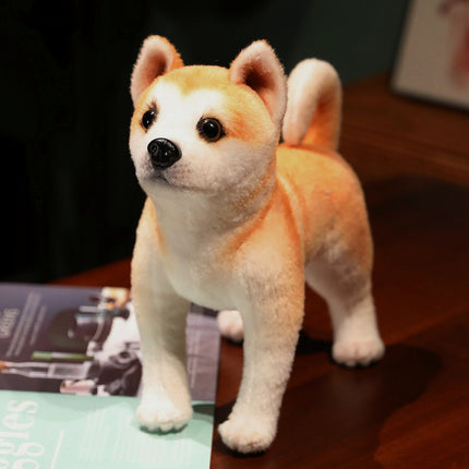 Simulation Dog Plush Toy Akita Doll
