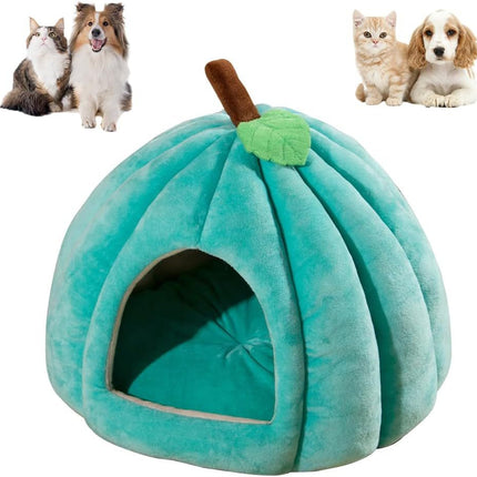 New Pumpkin Cat Bed Cat Beds For Indoor Cats Cute Pumpkin Shape Cat Cave Bed Cat Tent Halloween Cat House Bed Warm Sleeping Bed For Cats Small Dogs