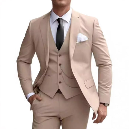 Suit Slim Fit Business Suit Banquet Temperament Formal Dress For Men