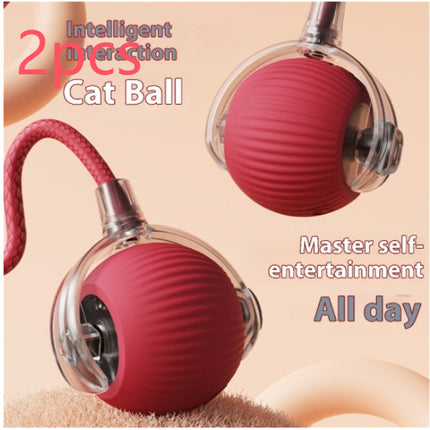 Electric Cat Toy Automatic Cat Ball Self-entertainment Rolling Ball