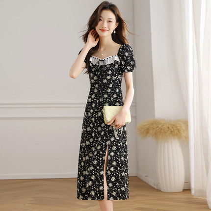 Black Shivering Niche Little Tea Break Skirt