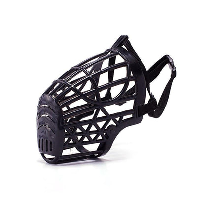 Dogs Anti-bite Anti-barking Polypropylene Webbing Soft Plastic Breathable Grid Mouth Cover