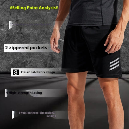 Sports Shorts Men's Loose Five Points Running Leisure Beach