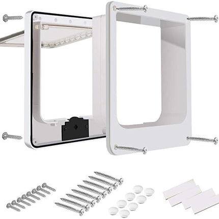 Interior Cat Door Rotary Lock Magnetic Closure Indoor Pet Door For Up Cats And Doggie Weatherproof Large Cat Door