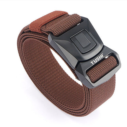 Quick Release Release Buckle Tactical Nylon Stretch Belt