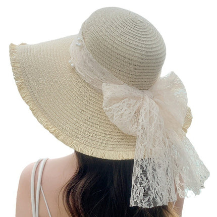 New Sweet Big Bow Sun Protection Hat Children