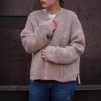 Women's Sweater Back Smiling Face Funny Face Women's Sweater