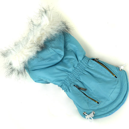 Zippered Cotton Padded Clothes For Pets