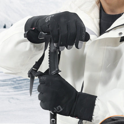 Waterproof Touch Screen Non-slip Plus Velvet Warm Gloves