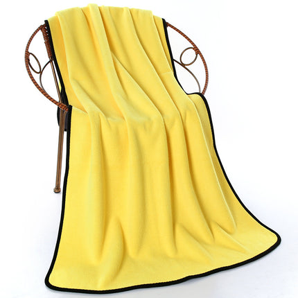 Pet Supplies Absorbent Towel Dog And Cat Bath Towel Fiber Absorbent Cloth Rag Pet Towel