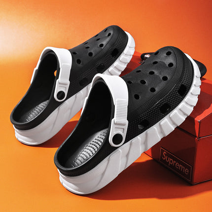 Hole Shoes Men's Outerwear Non-slip Wear-resistant Slippers