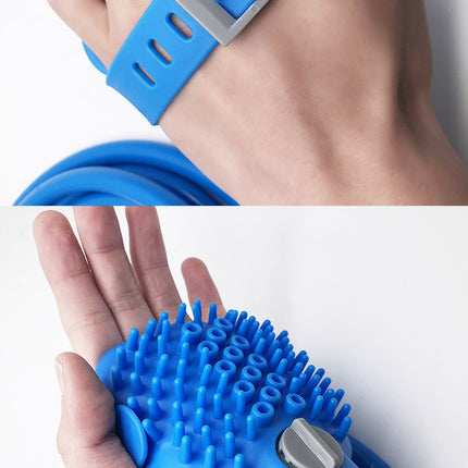 Pet Bathing Gloves Outdoor Shower Dog Bath Silicone Nozzle Hand-held Massage Bath Pet Shower Brush