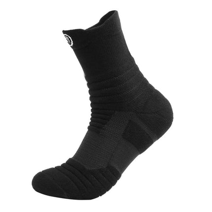 Running Socks Men's Basketball Stockings Thick Towel Bottom Terry-loop Hosiery