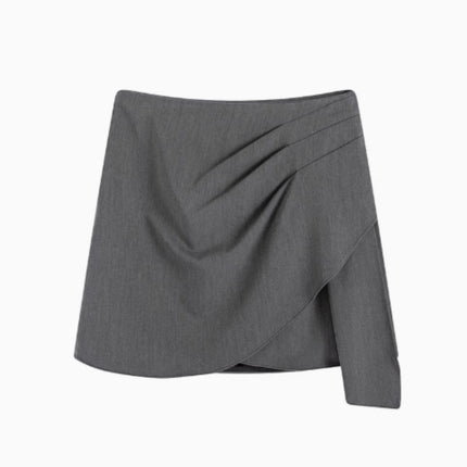 Slimming And Slimming One Shoulder Top, Sticky And Long Sleeved T