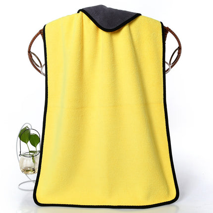 Pet Supplies Absorbent Towel Dog And Cat Bath Towel Fiber Absorbent Cloth Rag Pet Towel