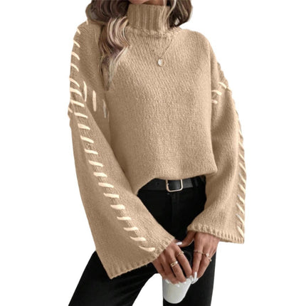 Long Sleeve Casual Loose Knitted Sweater