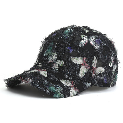 Spring And Summer Korean Fashion Women's Butterfly Baseball Cap