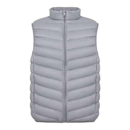 Men's Stand Collar Vest Thin