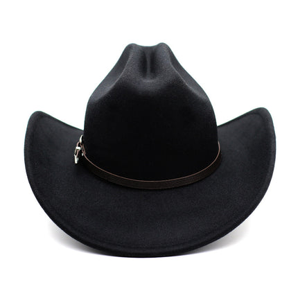 Men's And Women's Cool Punk Style Big Brim Hat