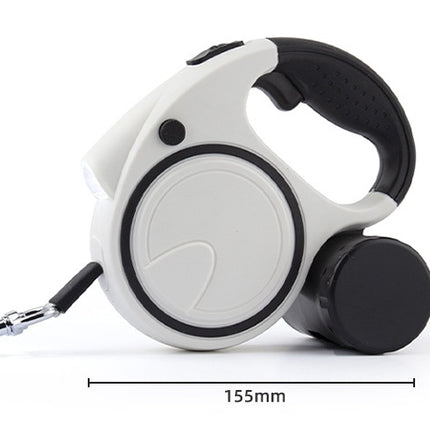 New Pet Flashlight Automatic Retractable Leash