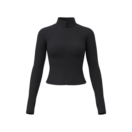 Patchwork Yoga Jacket Breathable And UV-resistant Workout Clothes