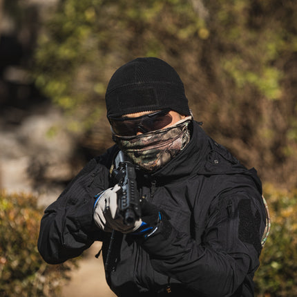 Plaid Autumn And Winter Men And Women Outdoor Tactics Fleece Hat Sports Cold-proof Warm