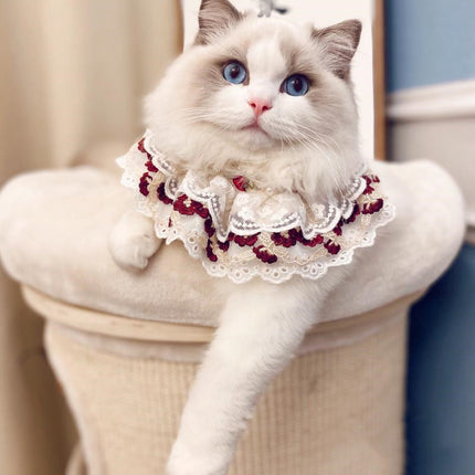 Cotton Lace Adjustable Bib Vip Bow